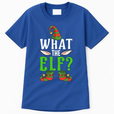 What The Elf Funny Ears No Swearing Christmas Meaningful Gift Tall T-Shirt