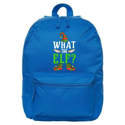 What The Elf Funny Ears No Swearing Christmas Meaningful Gift 16 in Basic Backpack