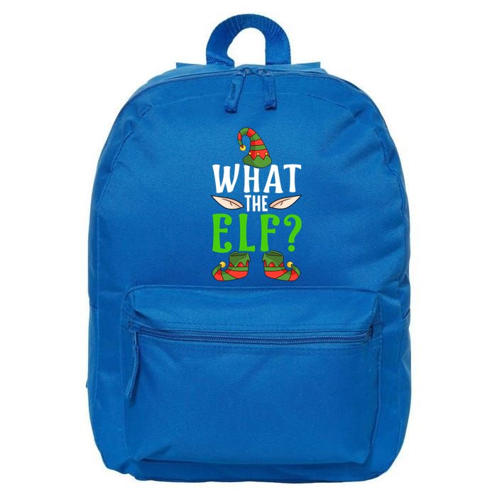 What The Elf Funny Ears No Swearing Christmas Meaningful Gift 16 in Basic Backpack