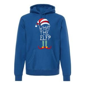 What The Elf? Family Matching Christmas Gift Group Gift Premium Hoodie