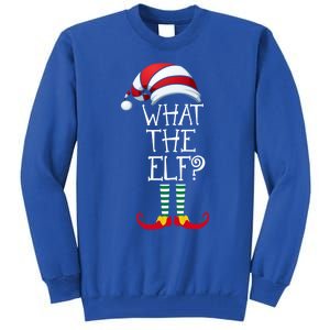 What The Elf? Family Matching Christmas Gift Group Gift Tall Sweatshirt