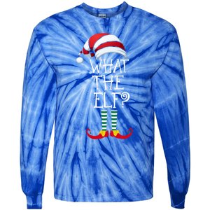 What The Elf? Family Matching Christmas Gift Group Gift Tie-Dye Long Sleeve Shirt