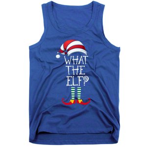 What The Elf? Family Matching Christmas Gift Group Gift Tank Top