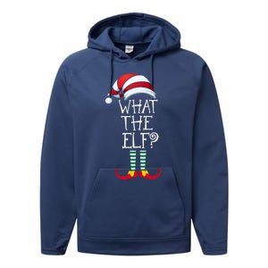 What The Elf? Family Matching Christmas Gift Group Gift Performance Fleece Hoodie