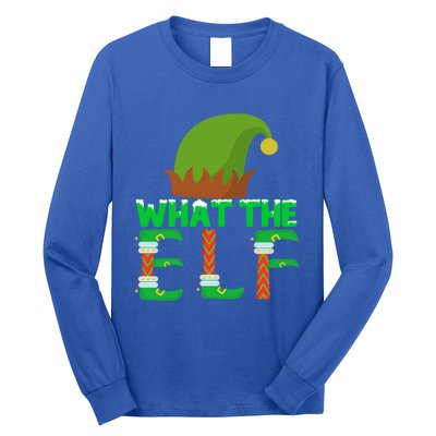 What The Elf Funny Family Matching Christmas Gift Long Sleeve Shirt