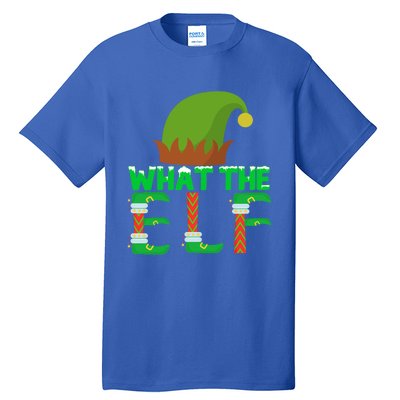 What The Elf Funny Family Matching Christmas Gift Tall T-Shirt