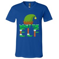 What The Elf Funny Family Matching Christmas Gift V-Neck T-Shirt