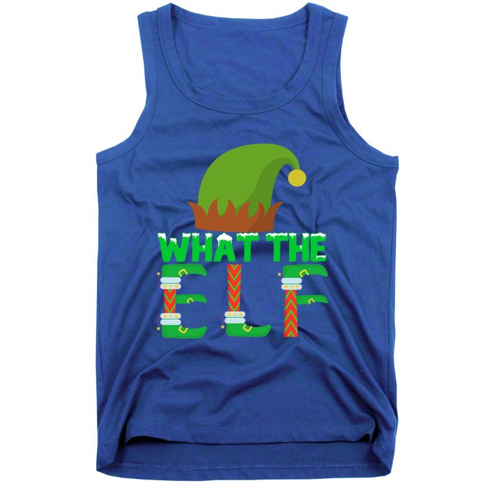 What The Elf Funny Family Matching Christmas Gift Tank Top