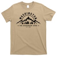 Washington The Evergreen State Nature Mountains Outdoor Gift T T-Shirt