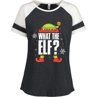 What The Elf Cool Gift Enza Ladies Jersey Colorblock Tee