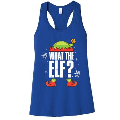 What The Elf Cool Gift Women's Racerback Tank