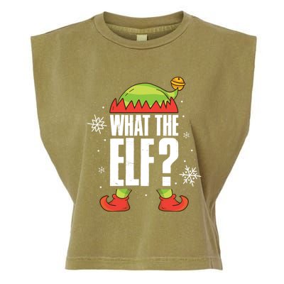 What The Elf Cool Gift Garment-Dyed Women's Muscle Tee