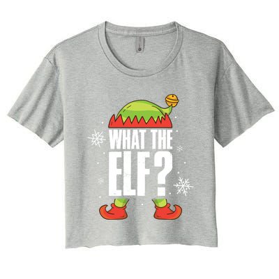 What The Elf Cool Gift Women's Crop Top Tee