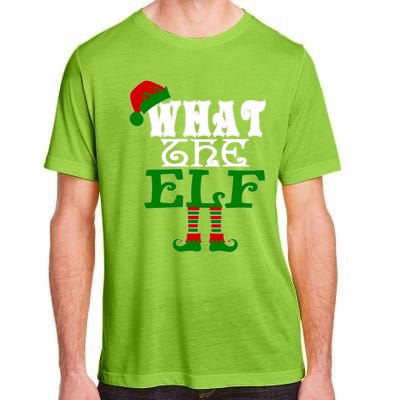 What The Elf Ugly Christmas Funny Gift Adult ChromaSoft Performance T-Shirt