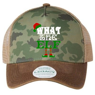 What The Elf Ugly Christmas Funny Gift Legacy Tie Dye Trucker Hat