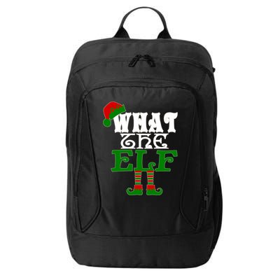 What The Elf Ugly Christmas Funny Gift City Backpack