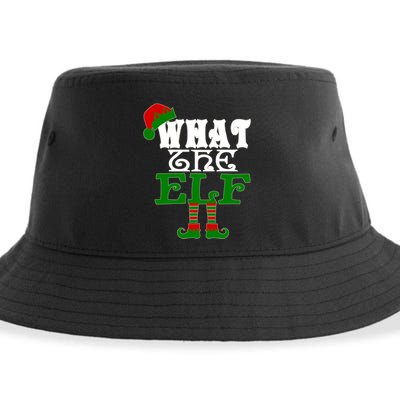 What The Elf Ugly Christmas Funny Gift Sustainable Bucket Hat
