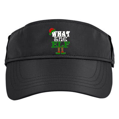 What The Elf Ugly Christmas Funny Gift Adult Drive Performance Visor