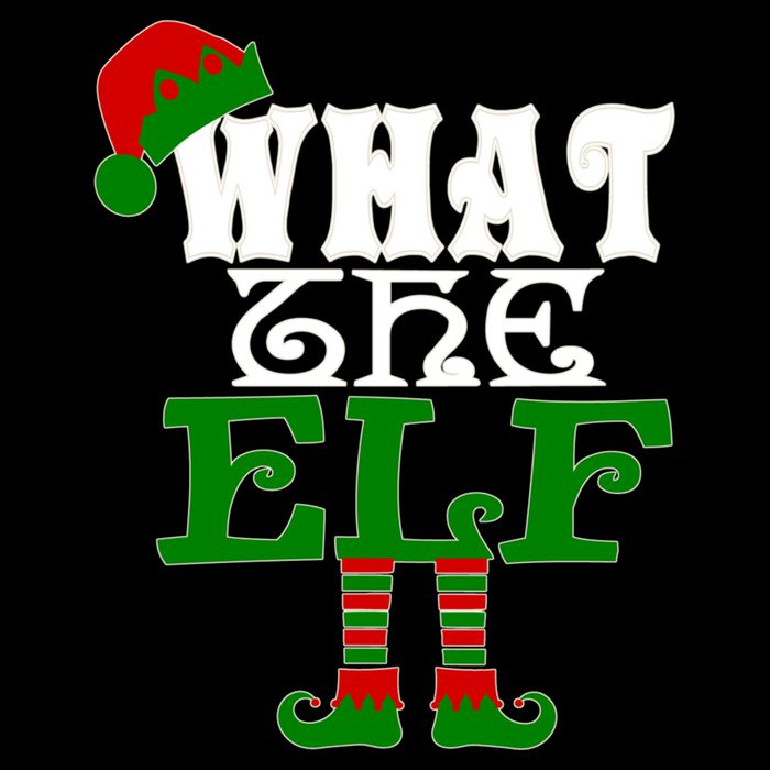 What The Elf Ugly Christmas Funny Gift Drawstring Bag