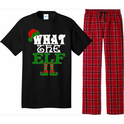 What The Elf Ugly Christmas Funny Gift Pajama Set