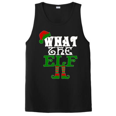 What The Elf Ugly Christmas Funny Gift PosiCharge Competitor Tank