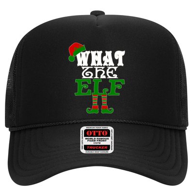 What The Elf Ugly Christmas Funny Gift Trucker Hat