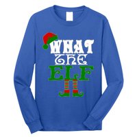 What The Elf Ugly Christmas Funny Gift Long Sleeve Shirt