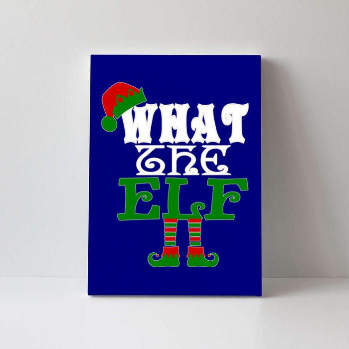 What The Elf Ugly Christmas Funny Gift Canvas