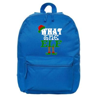 What The Elf Ugly Christmas Funny Gift 16 in Basic Backpack