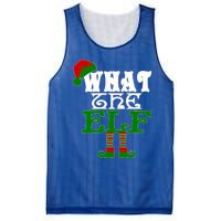 What The Elf Ugly Christmas Funny Gift Mesh Reversible Basketball Jersey Tank