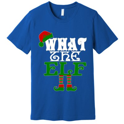 What The Elf Ugly Christmas Funny Gift Premium T-Shirt