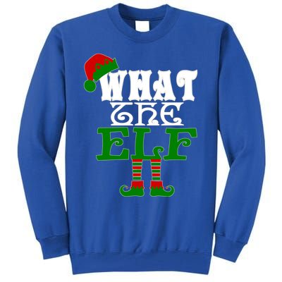 What The Elf Ugly Christmas Funny Gift Tall Sweatshirt