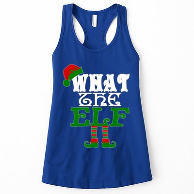 What The Elf Ugly Christmas Funny Gift Womens Tank Top