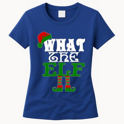 What The Elf Ugly Christmas Funny Gift Womens T-Shirt