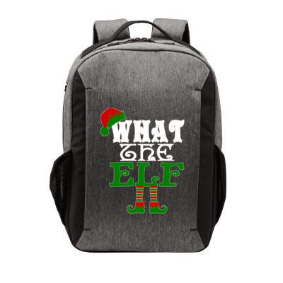What The Elf Ugly Christmas Funny Gift Vector Backpack