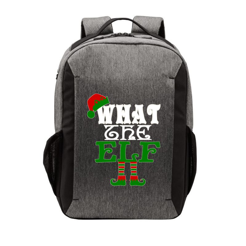 What The Elf Ugly Christmas Funny Gift Vector Backpack