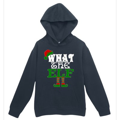 What The Elf Ugly Christmas Funny Gift Urban Pullover Hoodie