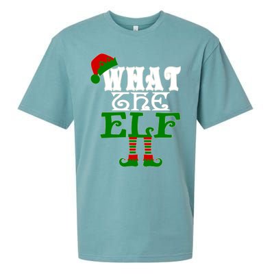 What The Elf Ugly Christmas Funny Gift Sueded Cloud Jersey T-Shirt