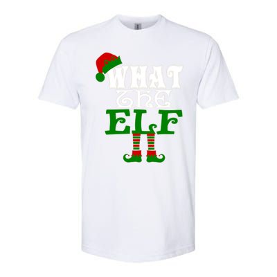 What The Elf Ugly Christmas Funny Gift Softstyle® CVC T-Shirt