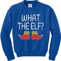 What The Elf Ugly Christmas Funny Funny Gift Kids Sweatshirt