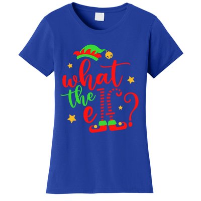 What The Elf ? Christmas Pajama Xmas Holiday Funny Funny Gift Women's T-Shirt