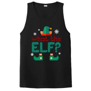 What The Elf Funny Christmas Cute Gift PosiCharge Competitor Tank