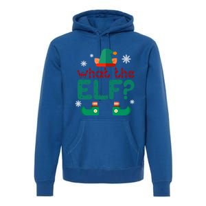 What The Elf Funny Christmas Cute Gift Premium Hoodie