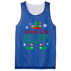 What The Elf Funny Christmas Cute Gift Mesh Reversible Basketball Jersey Tank