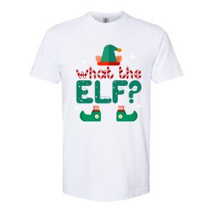 What The Elf Funny Christmas Cute Gift Softstyle CVC T-Shirt