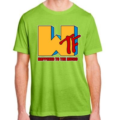 WTF Happened To The Music Funny Adult ChromaSoft Performance T-Shirt