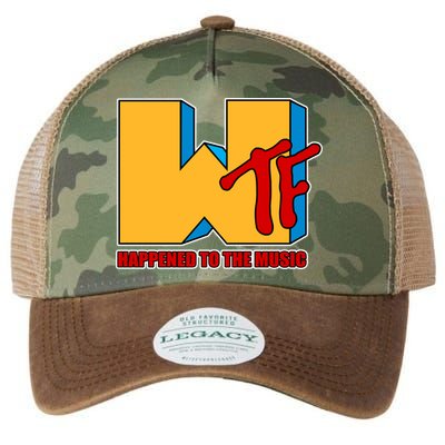 WTF Happened To The Music Funny Legacy Tie Dye Trucker Hat