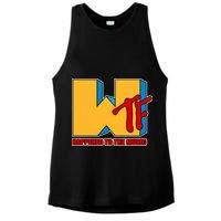 WTF Happened To The Music Funny Ladies PosiCharge Tri-Blend Wicking Tank