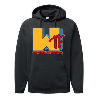 WTF Happened To The Music Funny Performance Fleece Hoodie