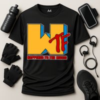 WTF Happened To The Music Funny Cooling Performance Crew T-Shirt
